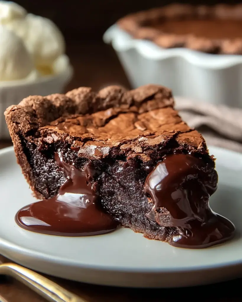 Gooey Brownie Pie