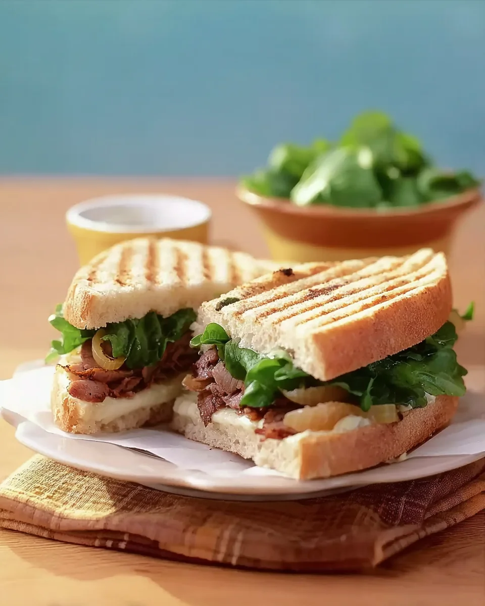 Roast Beef Sandwiches with Lettuce and Onions Roast