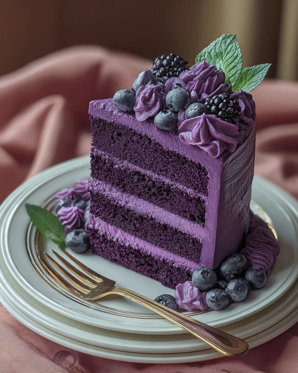 Purple Velvet Cake Purple