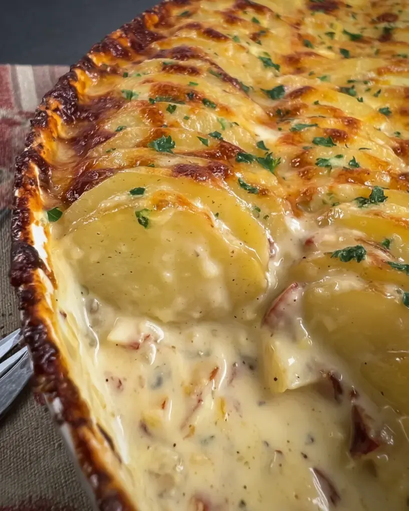 Scalloped Potatoes With layers Scalloped Potatoes With layers