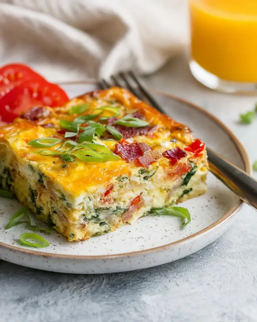 Healthy Cottage Cheese Egg Bake