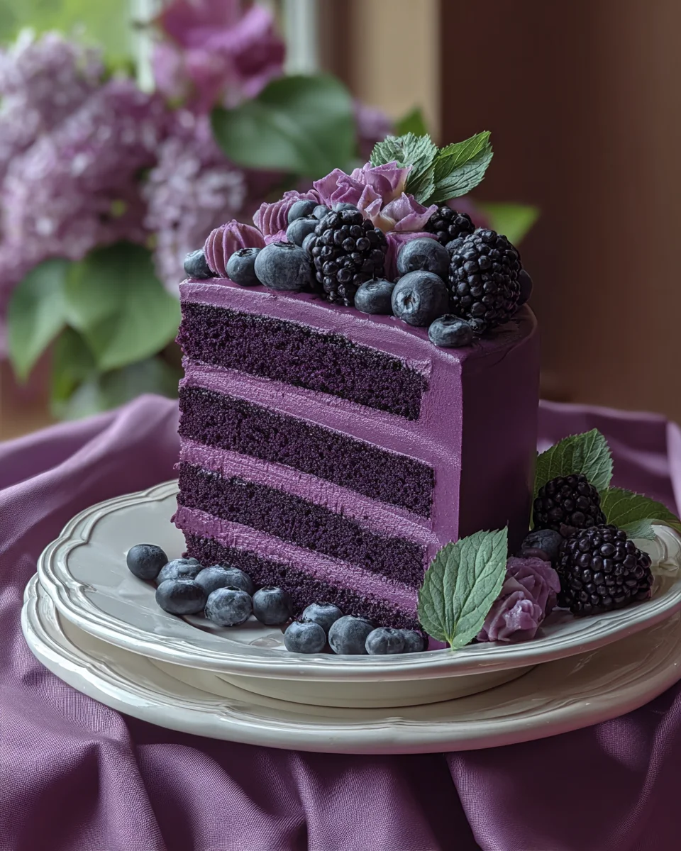 Purple Velvet Cake Purple