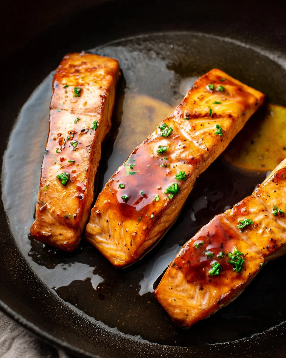 Brown Sugar Glazed Salmon Brown