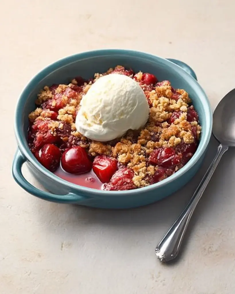 Cherry Crisp Recipe Cherry Crisp Recipe