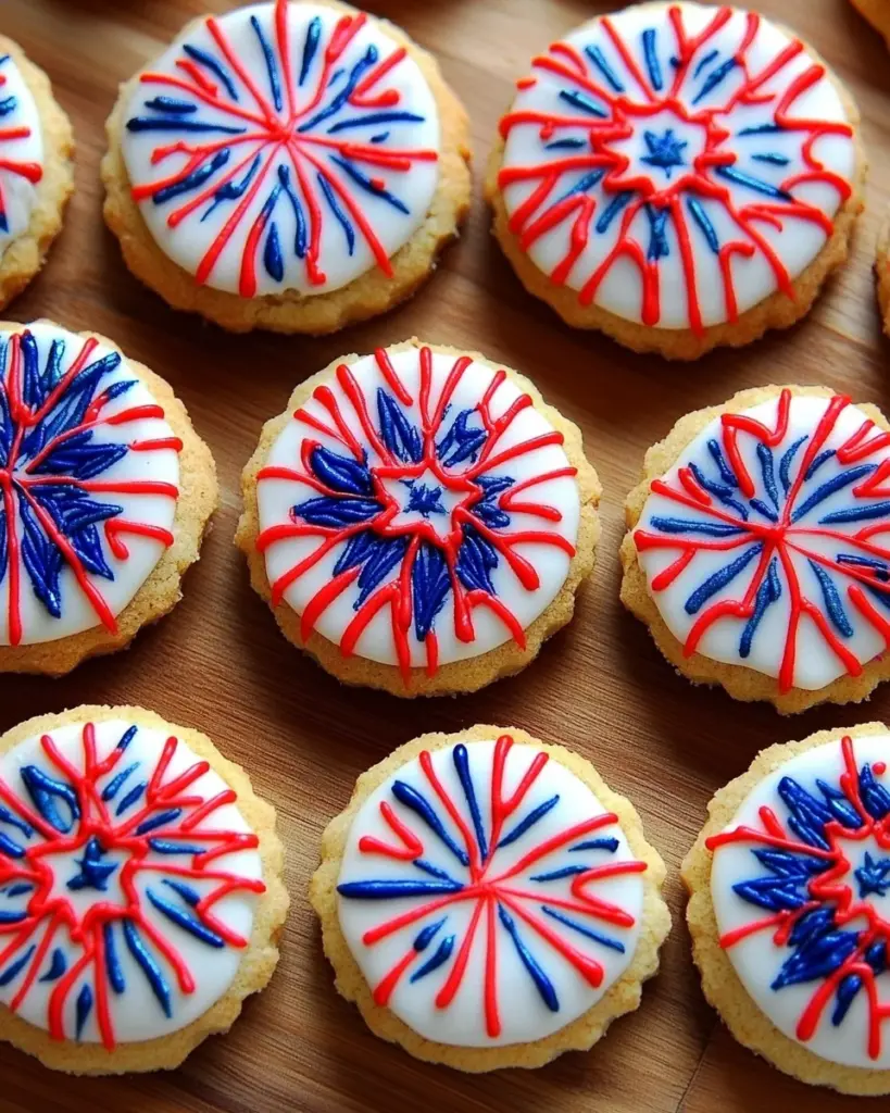Fireworks Sugar Cookie Cake