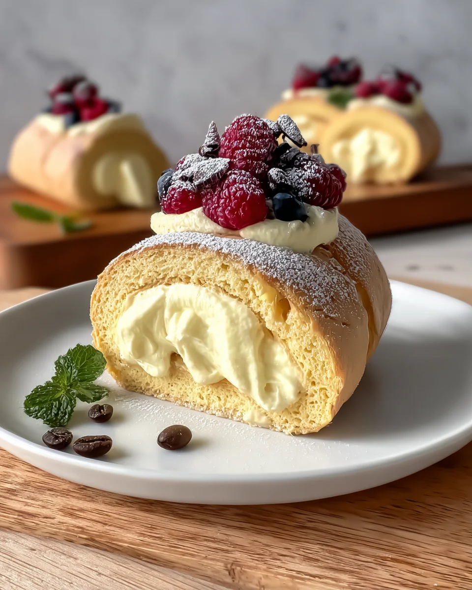 No-Bake Vanilla Tiramisu Roll No-Bake