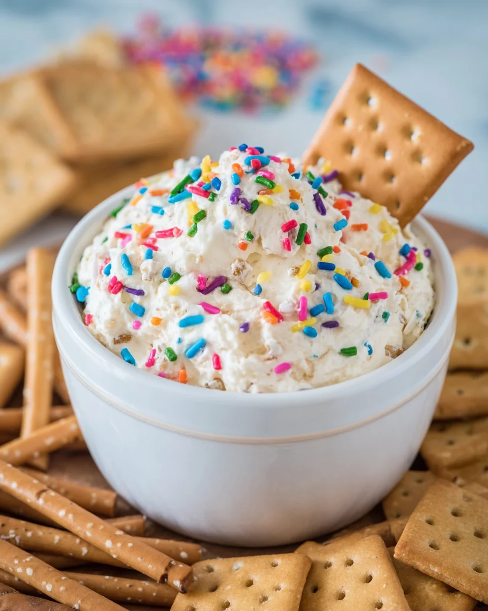 Cake Batter Dip Cake