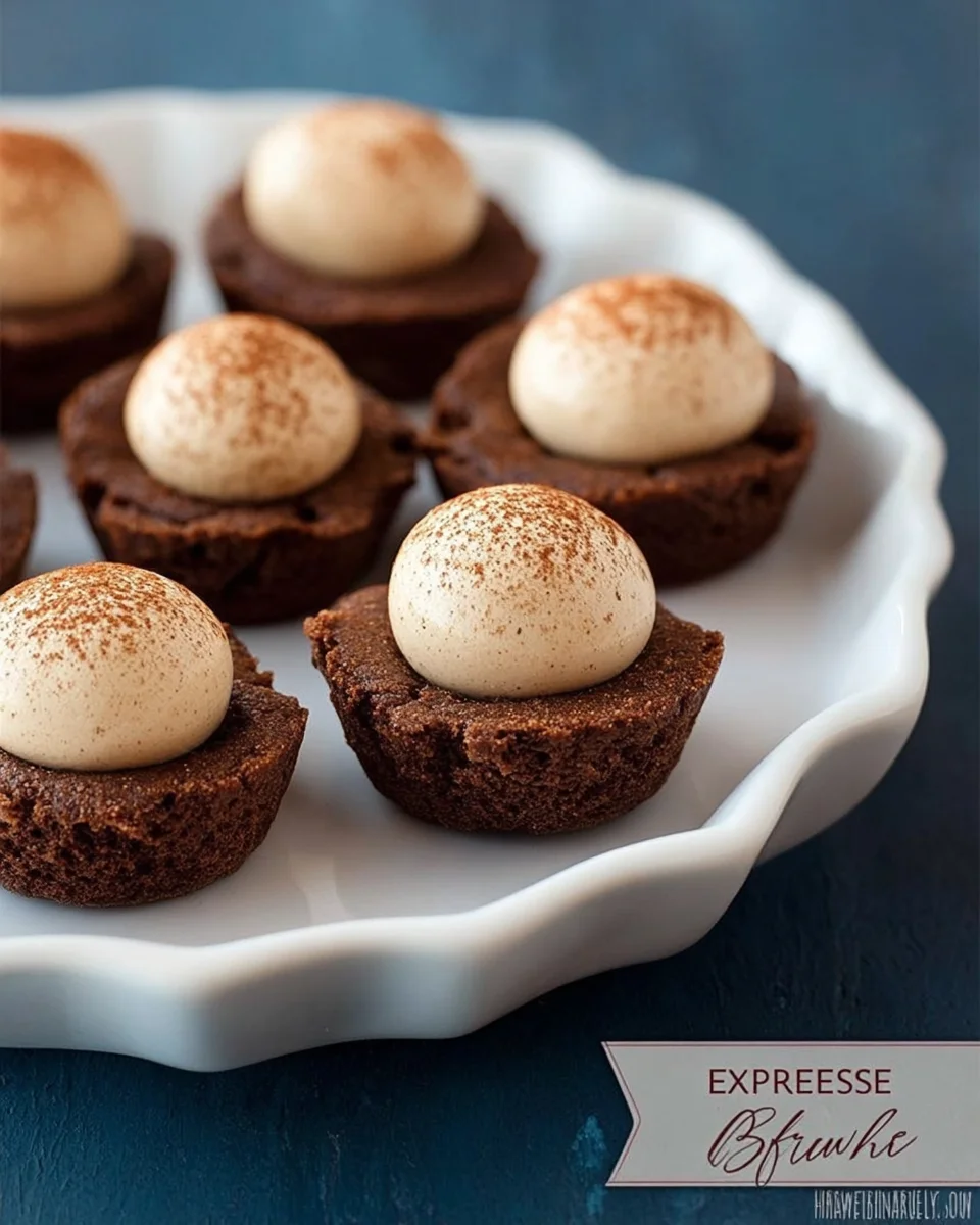 Espresso Brownie Bites Espresso