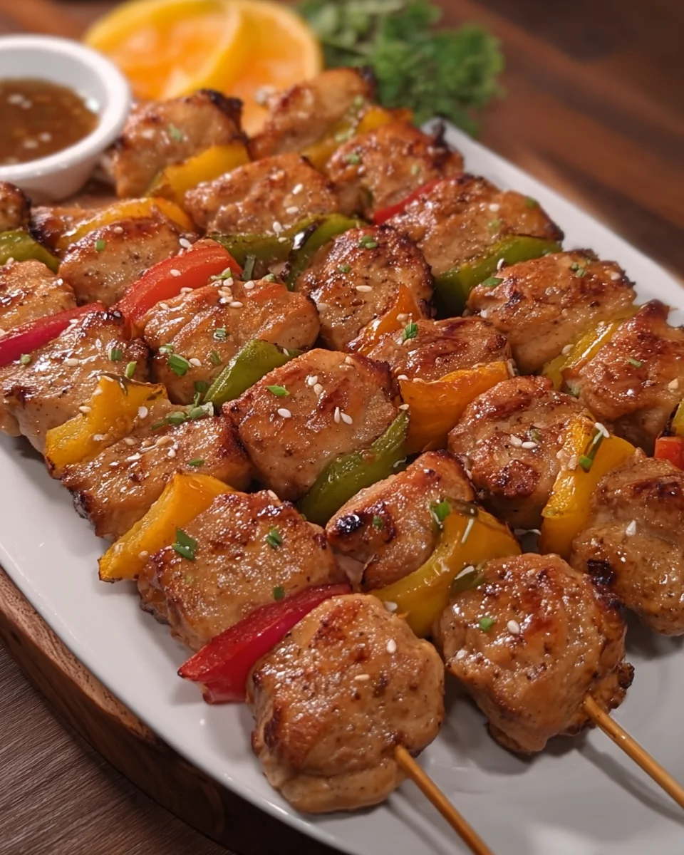 Chinese chicken on a stick Chinese