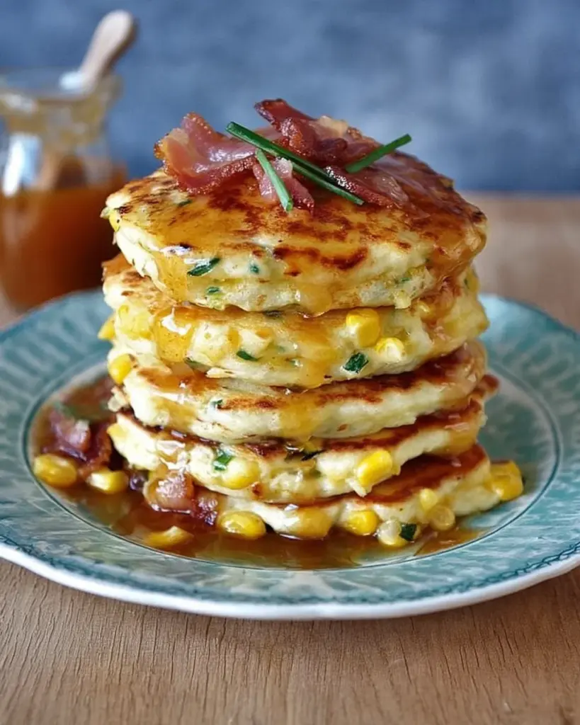Bacon and Corn Griddle Cakes
