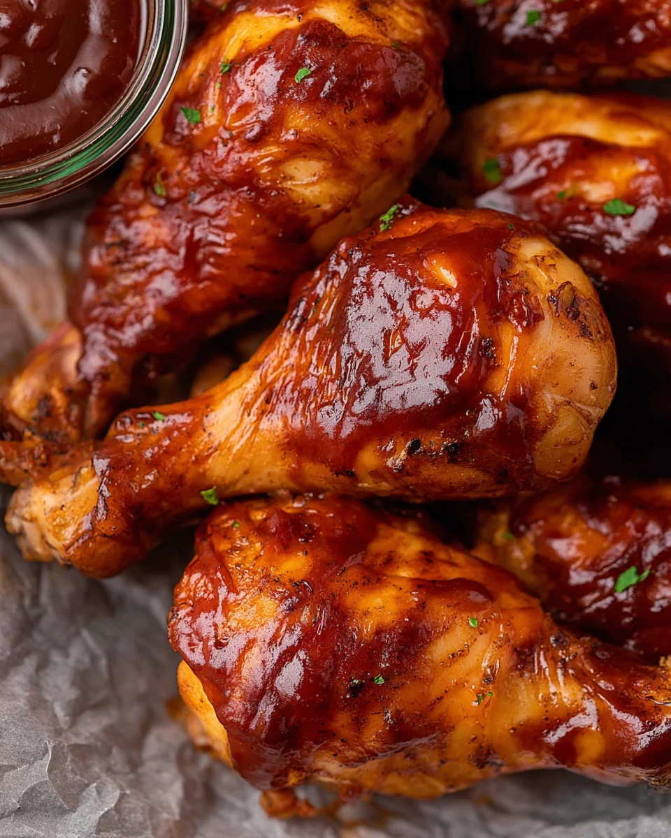 Oven Baked BBQ Chicken Drumsticks Oven