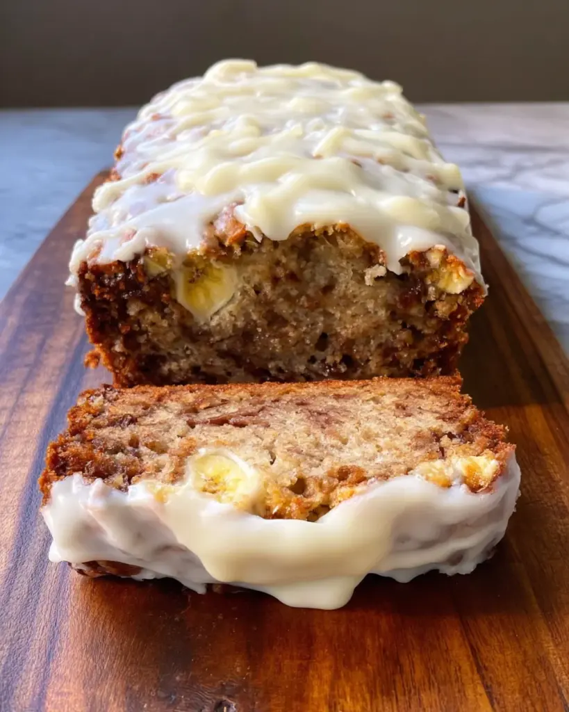 Cinnamon Roll Banana Bread