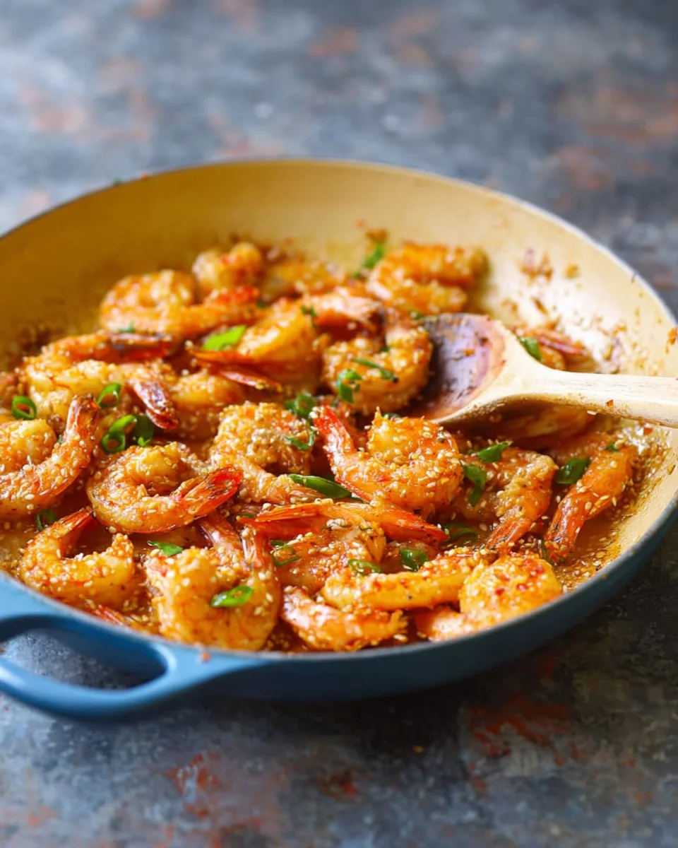 Honey Orange Shrimp Honey