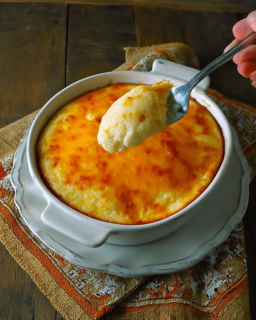 Baked Cheesy Grits Baked Cheesy Grits