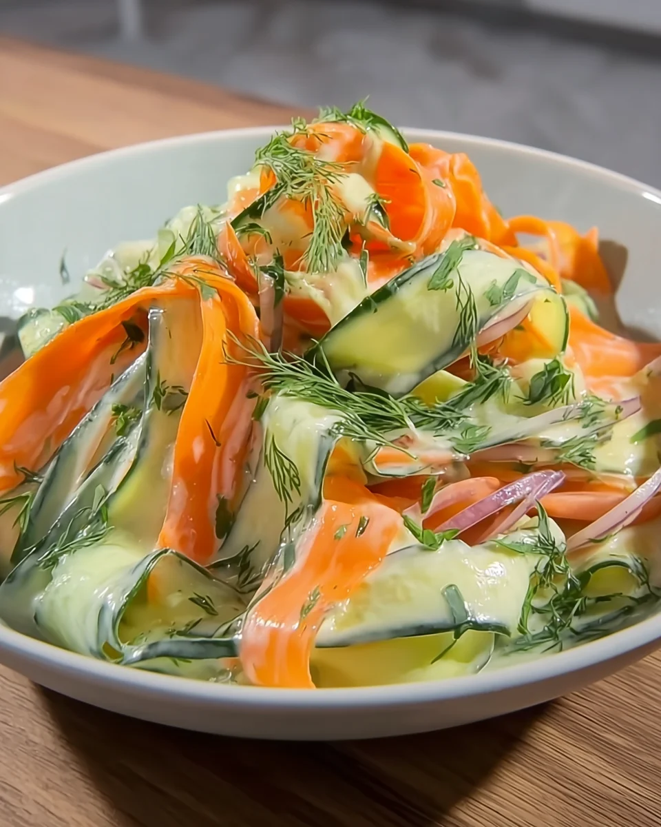 Carrot & Cucumber Salad Carrot