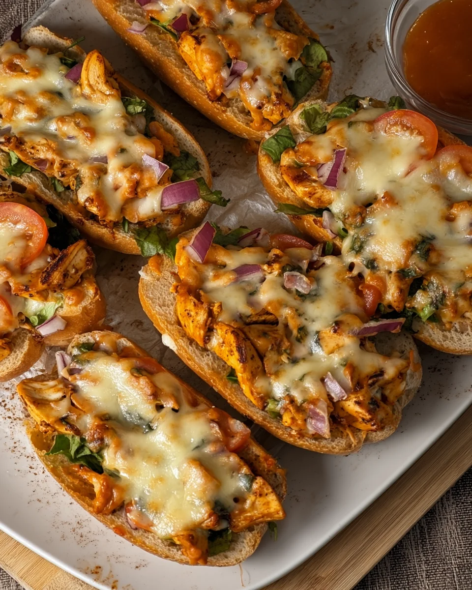 Creamy Sweet Chilli Cajun Chicken Baguettes