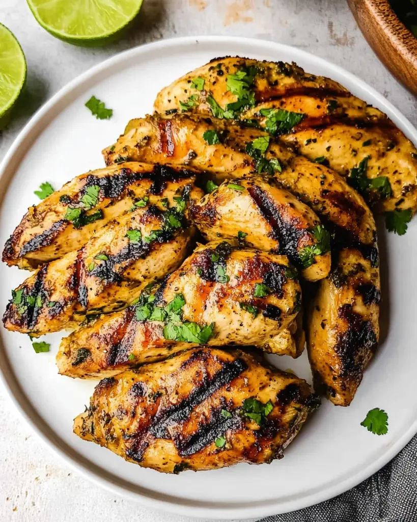 Grilled Mango Lime Chicken (30 minute meal)