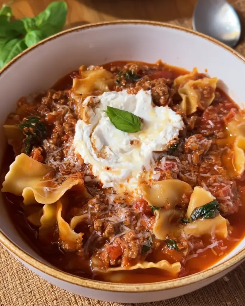 One-Pot Lasagna Soup One-Pot Lasagna Soup