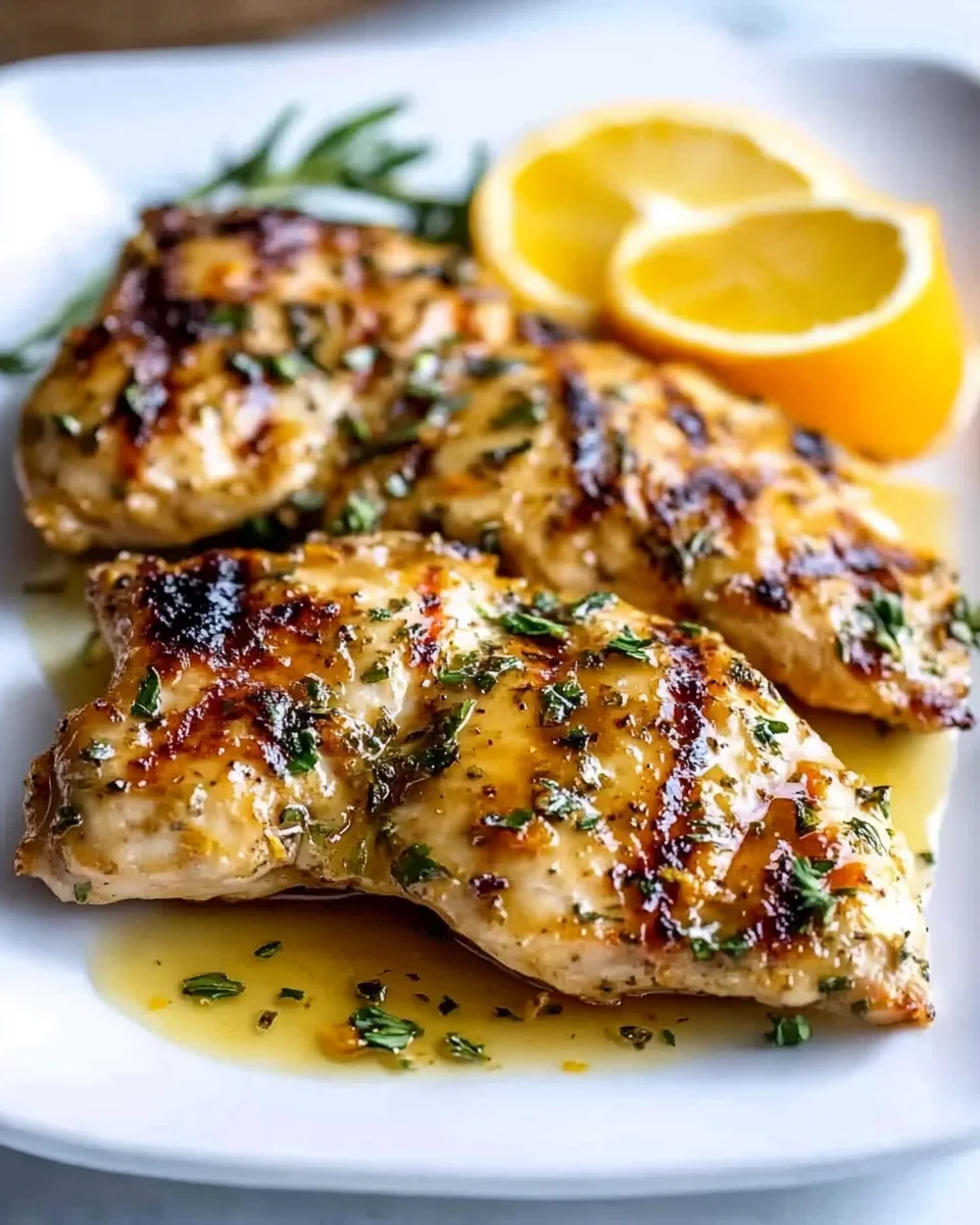Grilled Citrus Chicken with Glaze Grilled