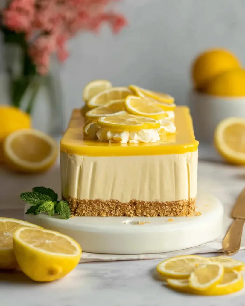 Vegan Lemon Cheesecake (No-Bake) Vegan Lemon Cheesecake (No-Bake)