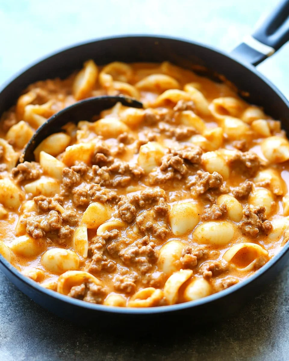 Creamy Beef and Shell Creamy