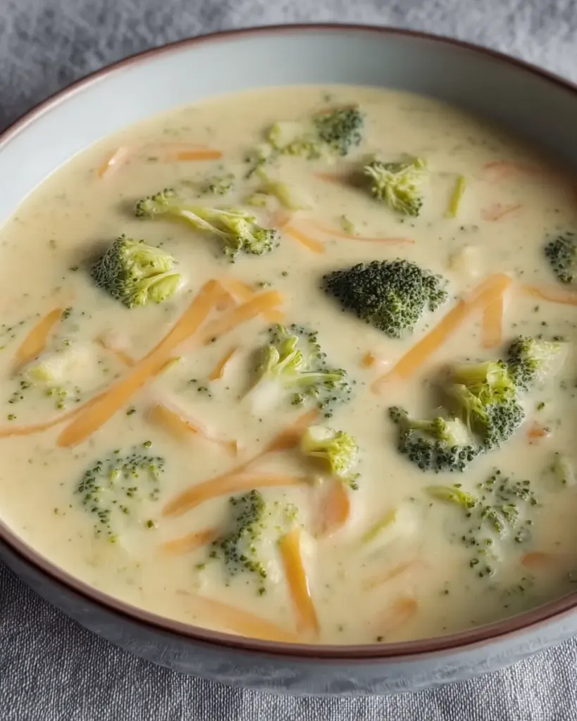 Creamy Broccoli Cheddar Soup