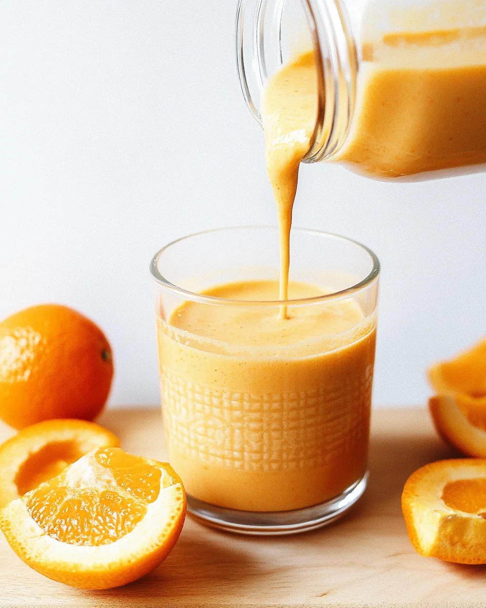 4-Ingredient Orange Creamsicle Smoothie 4-Ingredient