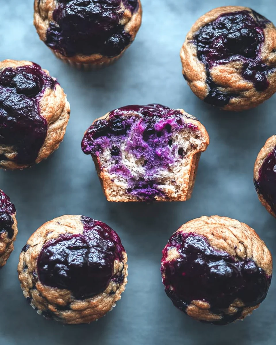Cardamom-Spiced Blueberry Jam Muffins Cardamom-Spiced