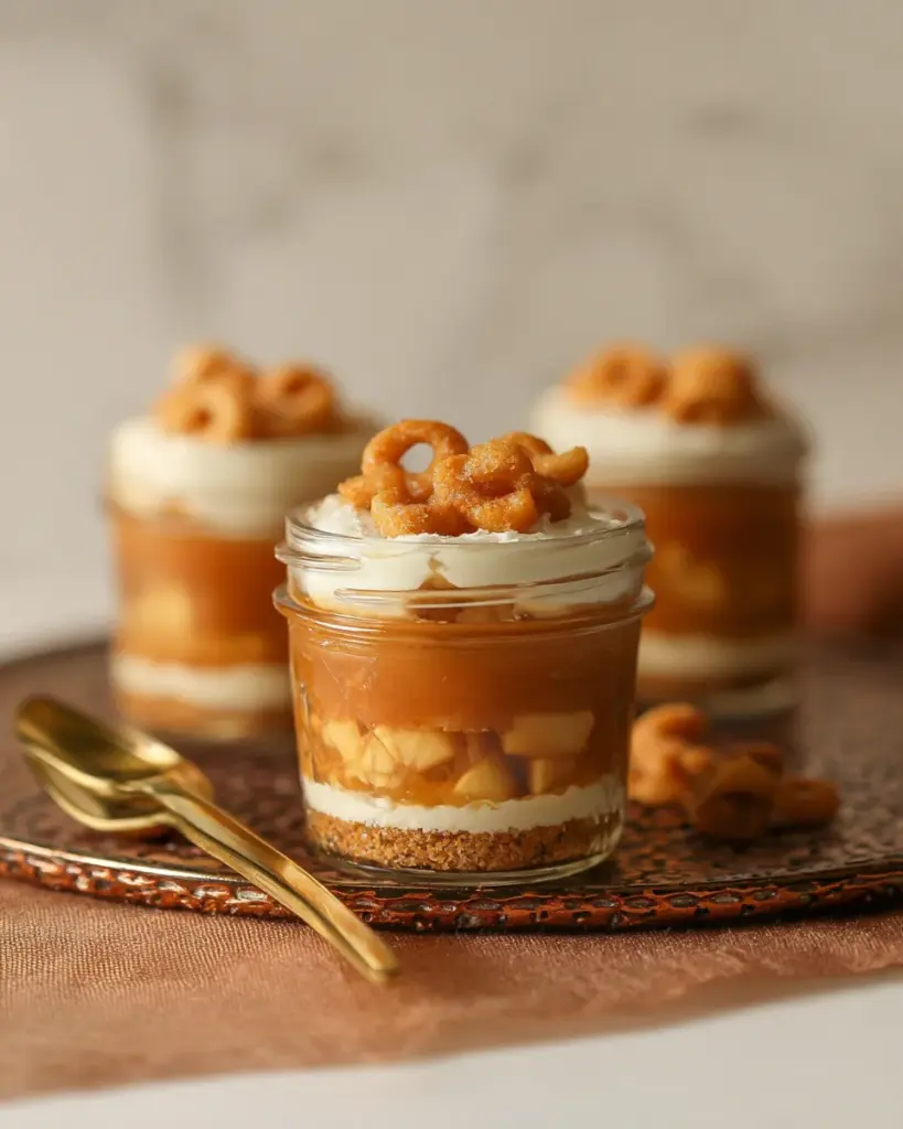 Mini Mason Jar Apple Pies