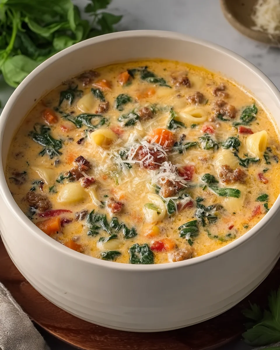 Italian Sausage Pasta Soup Italian