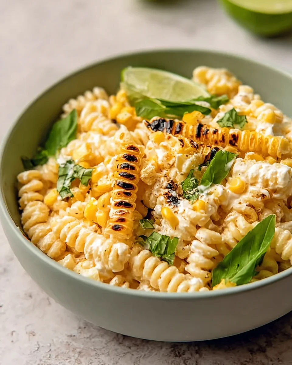Creamy Street Corn Pasta Salad Creamy