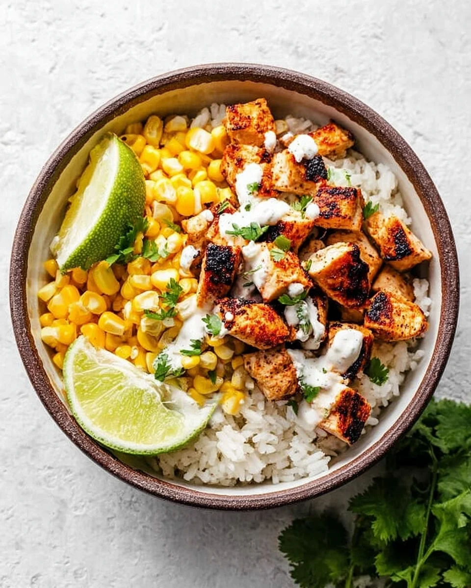 Easy Street Corn Chicken Rice Bowl Easy