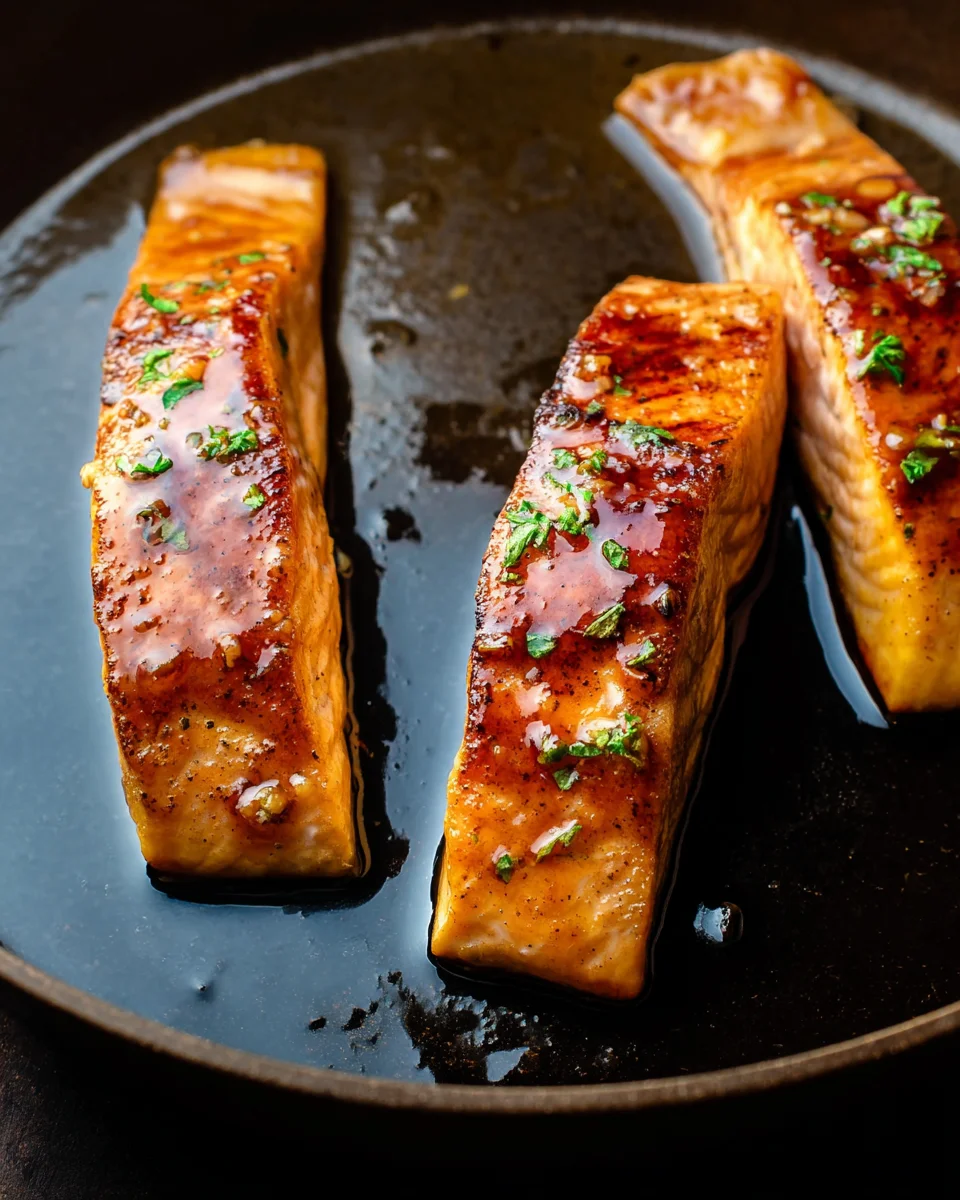 Brown Sugar Glazed Salmon Brown