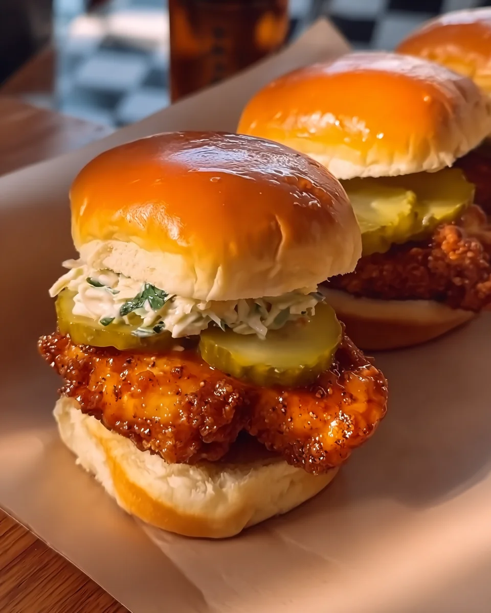 Hot Honey Chicken Sliders Hot