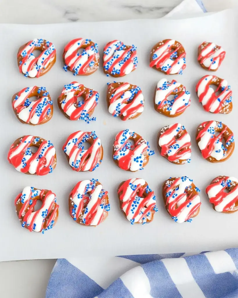 Patriotic Pretzels Patriotic Pretzels