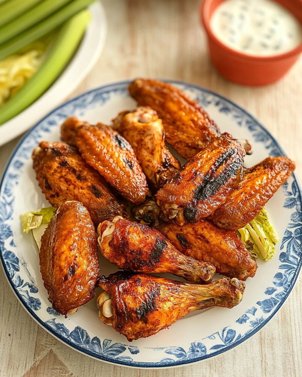 Crispy Grilled Chicken Wings Crispy