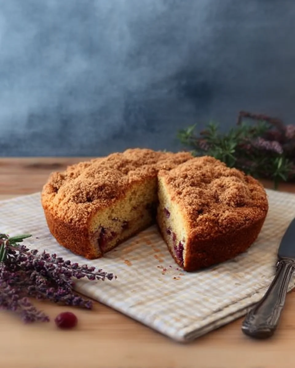 Lavender & Honey Coffee Cake Lavender