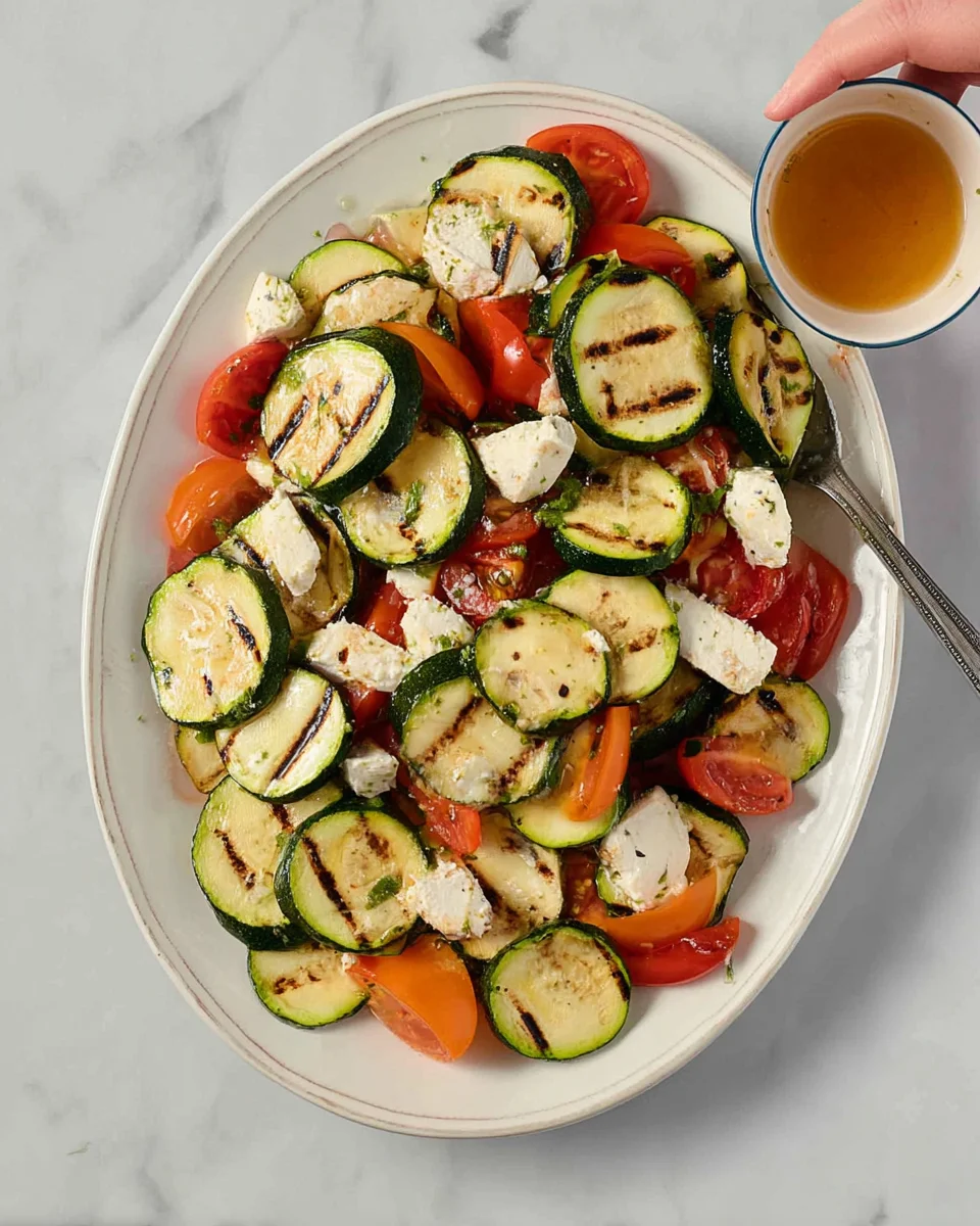 Grilled Zucchini Salad Grilled