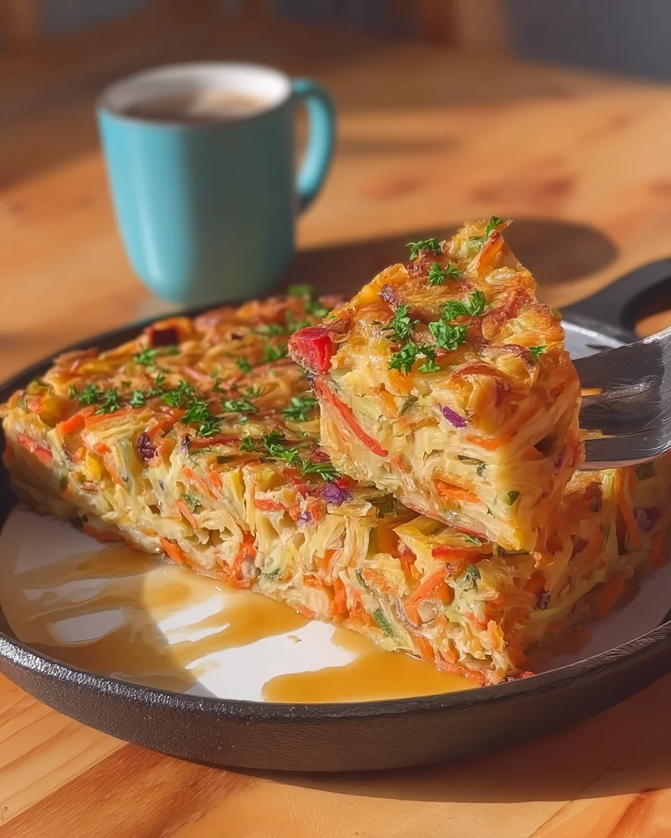 Breakfast Veggie Crinkle Cake Breakfast