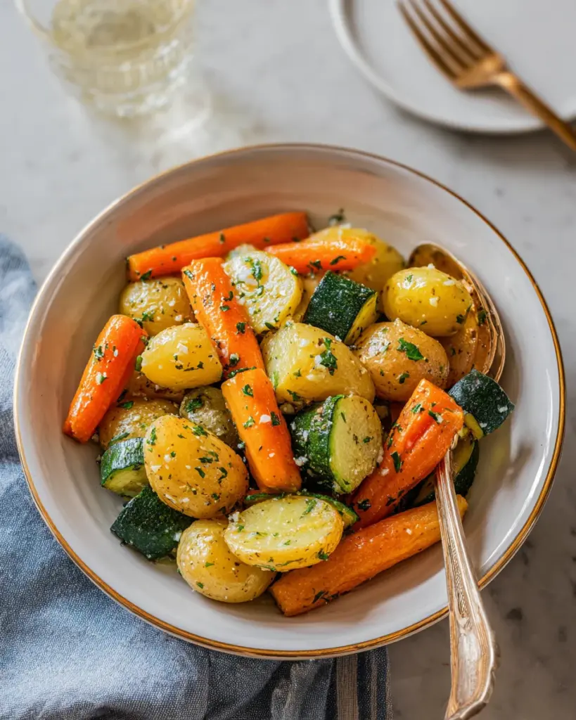 Garlic Herb Roasted Potatoes Carrots and Zucchini Garlic Herb Roasted Potatoes Carrots and Zucchini