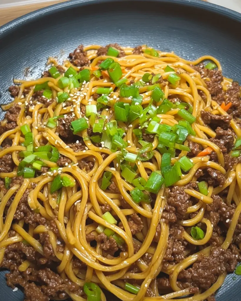 Mongolian Beef Noodles