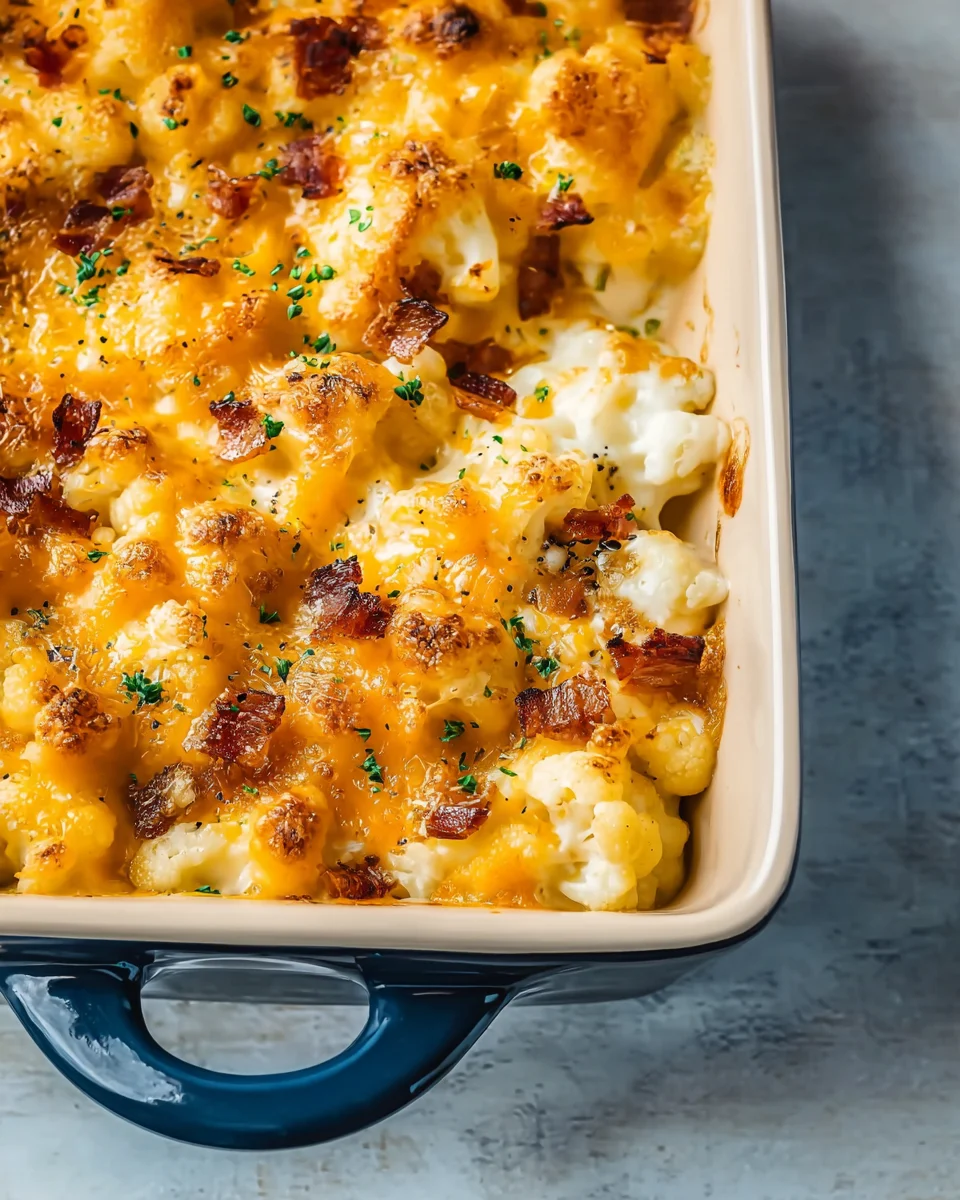 Cheesy Cauliflower Bake Cheesy