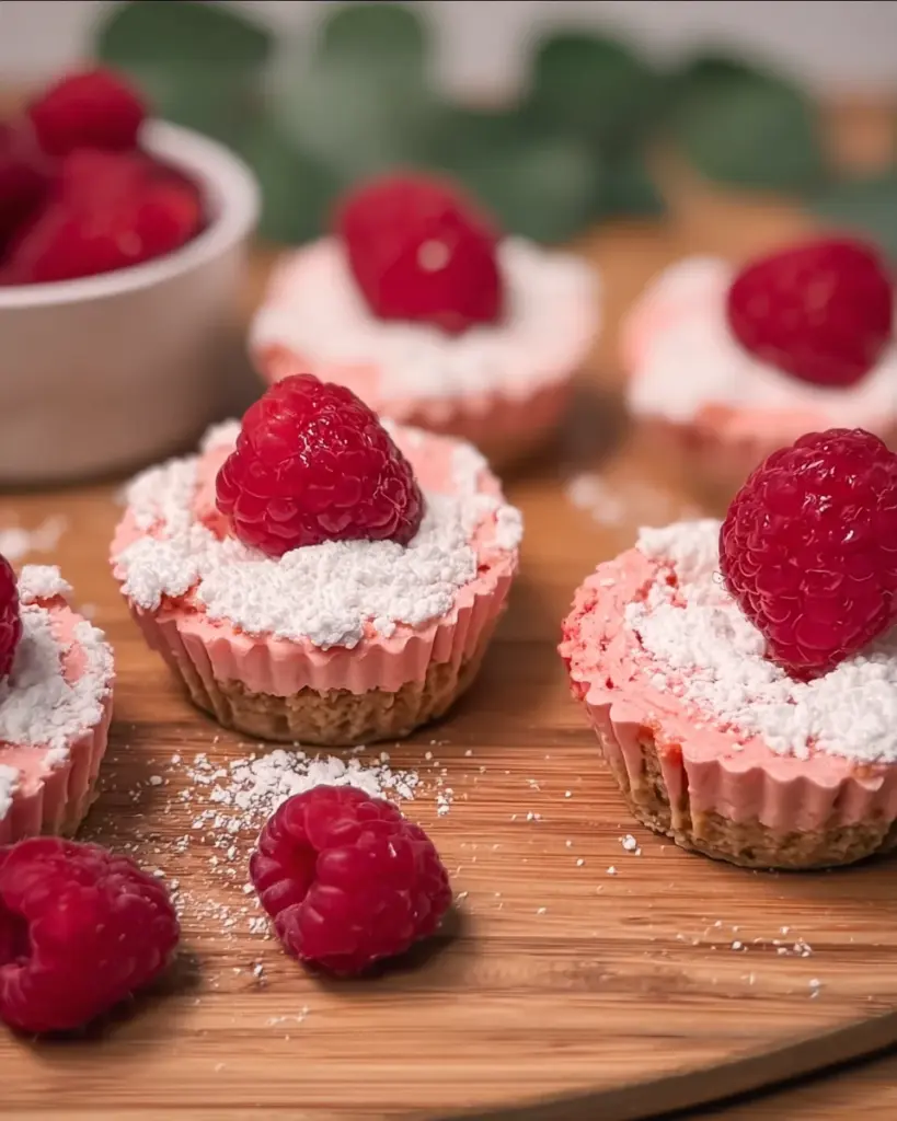 Low Calorie Mini Raspberry Cheesecake Low Calorie Mini Raspberry Cheesecake