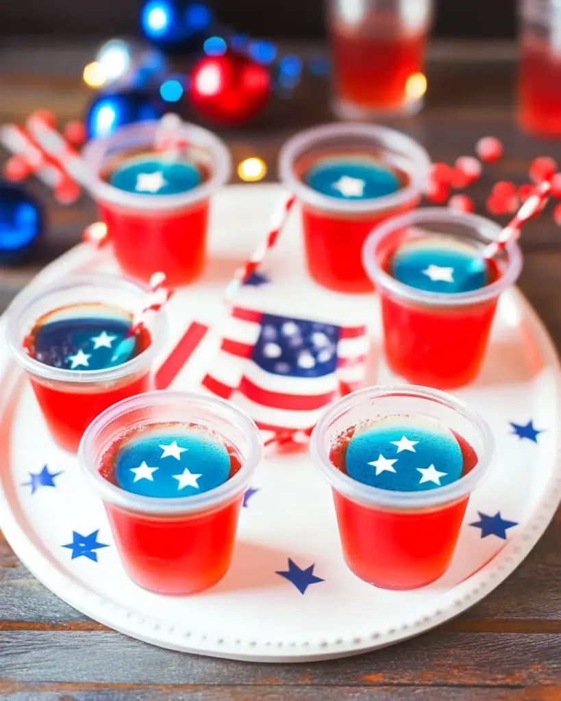American Flag Jello Shots American Flag Jello Shots