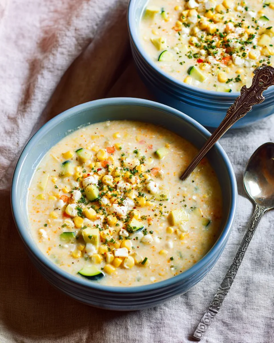 Corn and Zucchini Chowder Corn