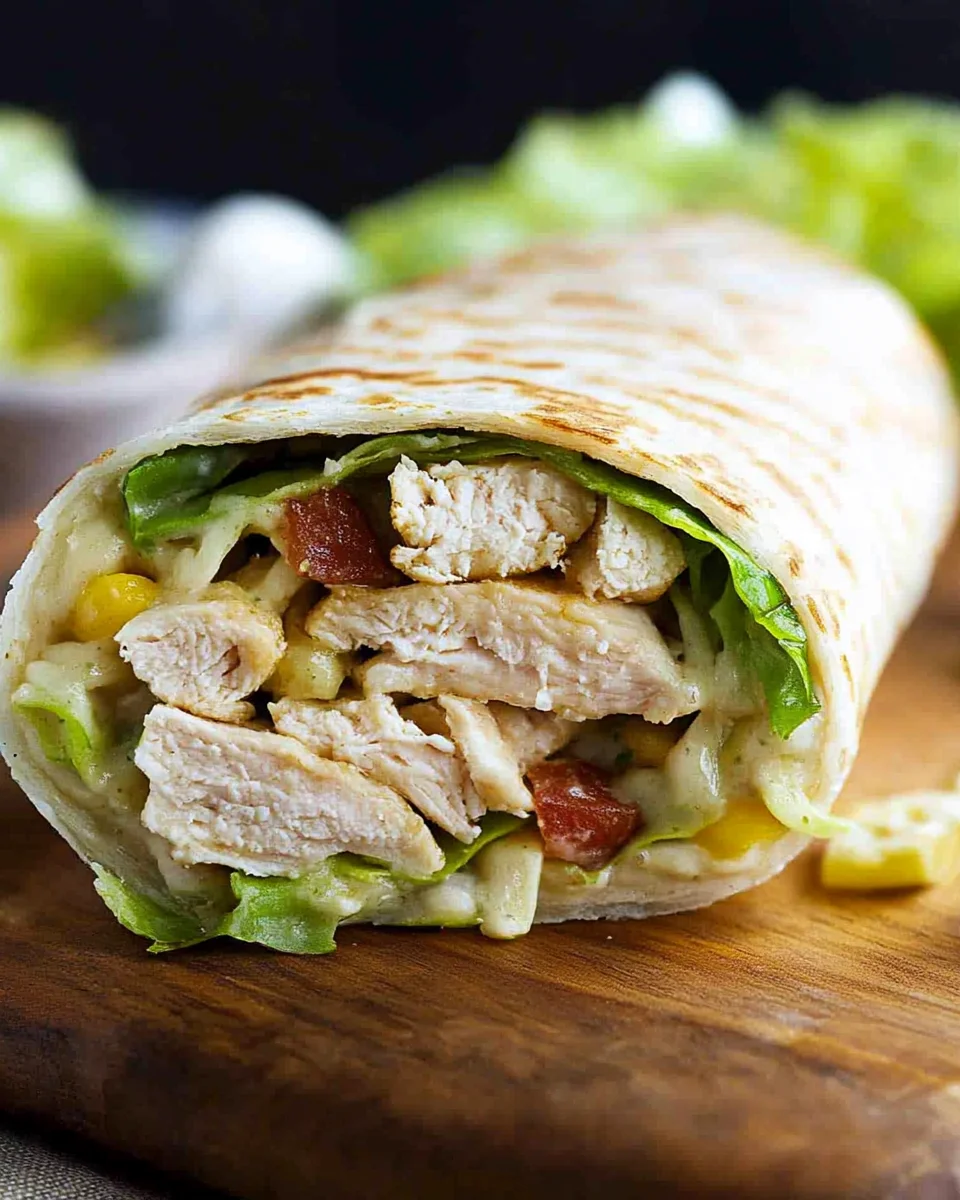 Chicken Caesar Wrap Chicken