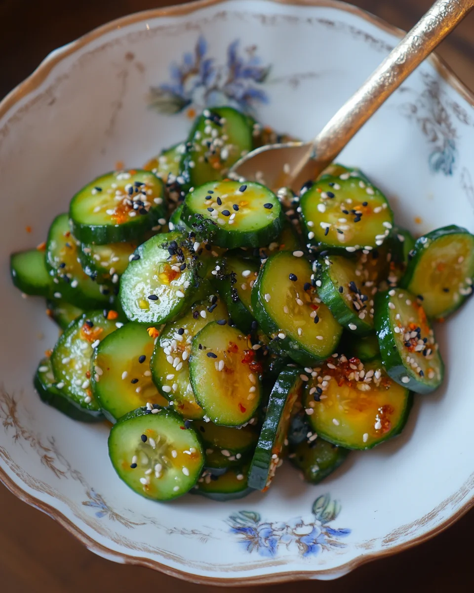Sesame Cucumber Salad Sesame