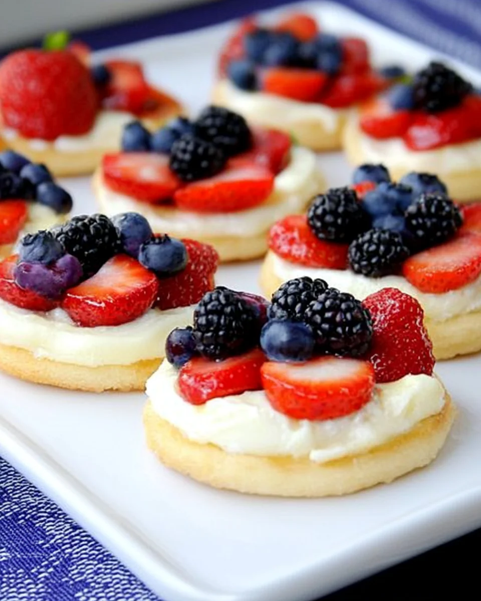 Mini Fruit Pizzas Mini