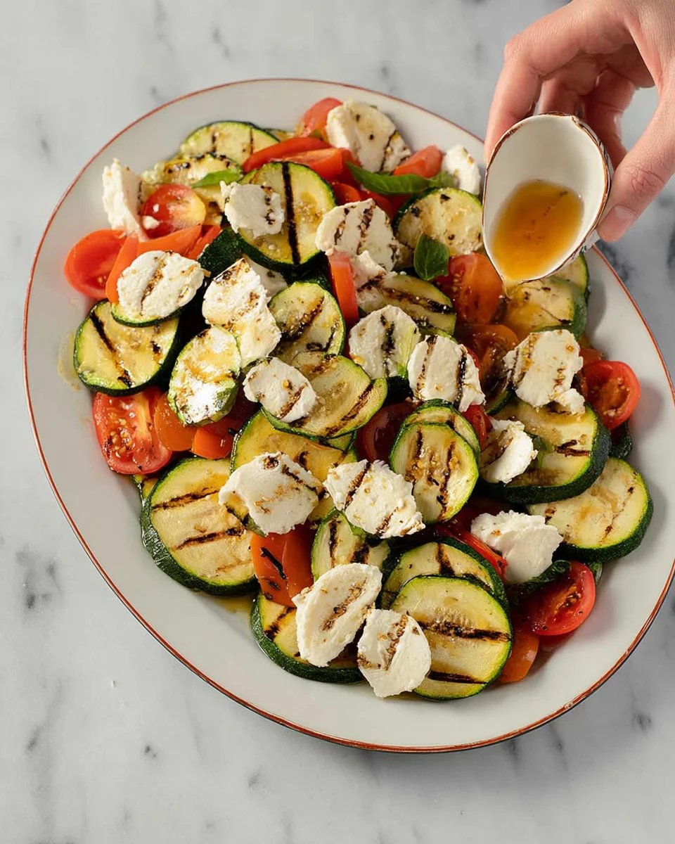 Grilled Zucchini Salad Grilled