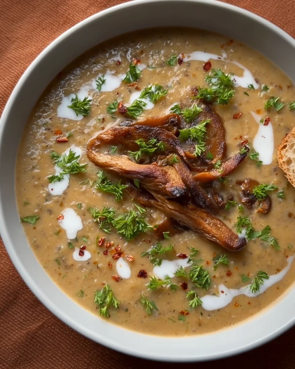 Rich Creamy Mushroom Soup Rich